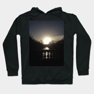 Scottish Photography Series (Vectorized) - Sunset Over The Kelvin Hoodie